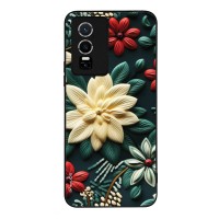 Θήκη Sonique 3D Flower Series για VIVO Y74s / VIVO Y76 5G Πράσινο