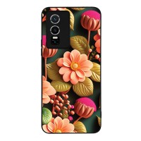 Θήκη Sonique 3D Flower Series για VIVO Y74s / VIVO Y76 5G Σομόν