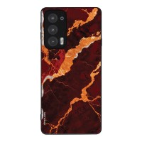 Θήκη Sonique Marble Series για Motorola Edge 20 5G Κόκκινο