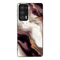 Θήκη Sonique Marble Series για Motorola Edge 20 5G Μπορντώ