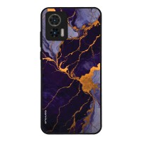 Θήκη Sonique Marble Series για Motorola Edge 30 Neo 5G Μωβ