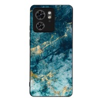 Θήκη Sonique Marble Series για Motorola Edge 40 5G Μπλε