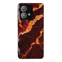 Θήκη Sonique Marble Series για Motorola Edge 40 Neo 5G Κόκκινο