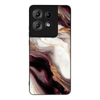 Θήκη Sonique Marble Series για Motorola Edge 50 Pro 5G Μπορντώ