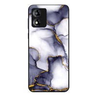 Θήκη Sonique Marble Series για Motorola Moto E13 4G Μωβ Γκρι