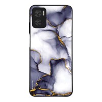 Θήκη Sonique Marble Series για Motorola Moto E22 4G Μωβ Γκρι