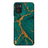 Θήκη Sonique Marble Series για Motorola Moto E22 4G Πράσινο