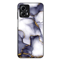 Θήκη Sonique Marble Series για Motorola Moto G13 4G / Moto G23 4G Μωβ Γκρι