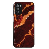 Θήκη Sonique Marble Series για Motorola Moto G31 4G / Moto G41 4G Κόκκινο