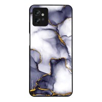 Θήκη Sonique Marble Series για Motorola Moto G32 Μωβ Γκρι