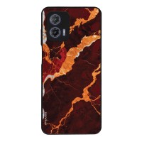 Θήκη Sonique Marble Series για Motorola Moto G73 5G Κόκκινο