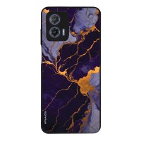 Θήκη Sonique Marble Series για Motorola Moto G73 5G Μωβ