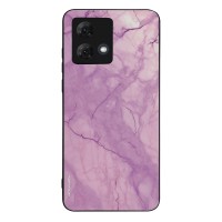 Θήκη Sonique Marble Series για Motorola Moto G84 5G Βιολετί
