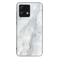 Θήκη Sonique Marble Series για Motorola Moto G84 5G Λευκό 01