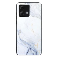Θήκη Sonique Marble Series για Motorola Moto G84 5G Λευκό 02