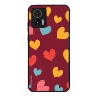 Θήκη Sonique Heart Series για Motorola Edge 30 Neo 5G Μπορντώ