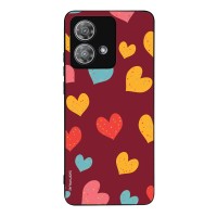 Θήκη Sonique Heart Series για Motorola Edge 40 Neo 5G Μπορντώ