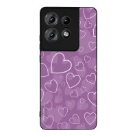 Θήκη Sonique Heart Series για Motorola Edge 50 Pro 5G Βιολετί