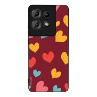 Θήκη Sonique Heart Series για Motorola Edge 50 Pro 5G Μπορντώ