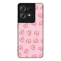 Θήκη Sonique Heart Series για Motorola Edge 50 Pro 5G Ροζ
