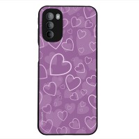 Θήκη Sonique Heart Series για Motorola Moto G31 4G / Moto G41 4G Βιολετί