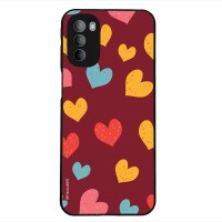Θήκη Sonique Heart Series για Motorola Moto G31 4G / Moto G41 4G Μπορντώ