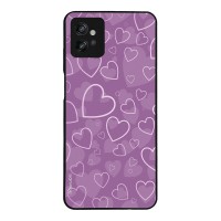 Θήκη Sonique Heart Series για Motorola Moto G32 Βιολετί