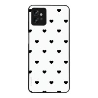 Θήκη Sonique Heart Series για Motorola Moto G32 Λευκό