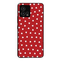 Θήκη Sonique Heart Series για Motorola Moto G72 Κόκκινο