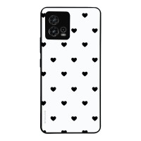 Θήκη Sonique Heart Series για Motorola Moto G72 Λευκό