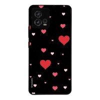 Θήκη Sonique Heart Series για Motorola Moto G72 Μαύρο