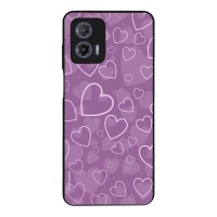 Θήκη Sonique Heart Series για Motorola Moto G73 5G Βιολετί