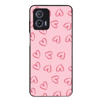 Θήκη Sonique Heart Series για Motorola Moto G73 5G Ροζ