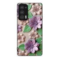 Θήκη Sonique 3D Flower Series για Motorola Edge 20 5G Βιολετί
