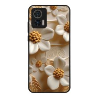 Θήκη Sonique 3D Flower Series για Motorola Edge 30 Neo 5G Λευκό