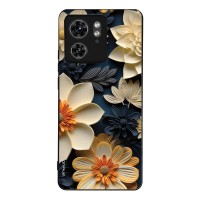 Θήκη Sonique 3D Flower Series για Motorola Edge 40 5G Εκρού