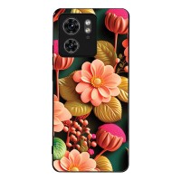 Θήκη Sonique 3D Flower Series για Motorola Edge 40 5G Σομόν