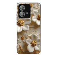 Θήκη Sonique 3D Flower Series για Motorola Edge 40 Neo 5G Λευκό