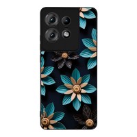 Θήκη Sonique 3D Flower Series για Motorola Edge 50 Pro 5G Γαλάζιο