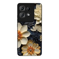Θήκη Sonique 3D Flower Series για Motorola Edge 50 Pro 5G Εκρού