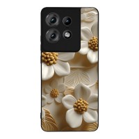 Θήκη Sonique 3D Flower Series για Motorola Edge 50 Pro 5G Λευκό