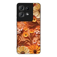 Θήκη Sonique 3D Flower Series για Motorola Edge 50 Pro 5G Πορτοκαλί