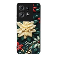 Θήκη Sonique 3D Flower Series για Motorola Edge 50 Pro 5G Πράσινο