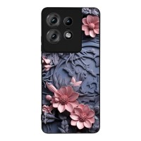 Θήκη Sonique 3D Flower Series για Motorola Edge 50 Pro 5G Ροζ 02
