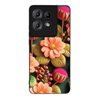 Θήκη Sonique 3D Flower Series για Motorola Edge 50 Pro 5G Σομόν