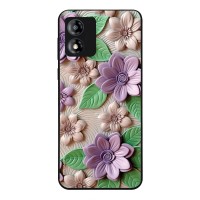 Θήκη Sonique 3D Flower Series για Motorola Moto E13 4G Βιολετί