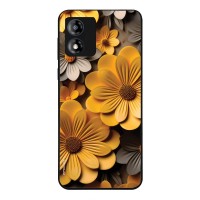 Θήκη Sonique 3D Flower Series για Motorola Moto E13 4G Κίτρινο