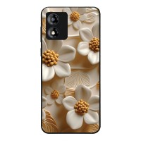Θήκη Sonique 3D Flower Series για Motorola Moto E13 4G Λευκό