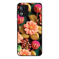 Θήκη Sonique 3D Flower Series για Motorola Moto E13 4G Σομόν