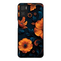 Θήκη Sonique 3D Flower Series για Motorola Moto E22 4G Πορτοκαλί 01